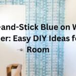 Peel-and-Stick Blue on White Wallpaper: Easy DIY Ideas for Every Room