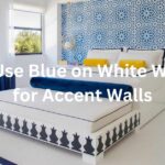 How to Use Blue on White Wallpaper for Accent Walls